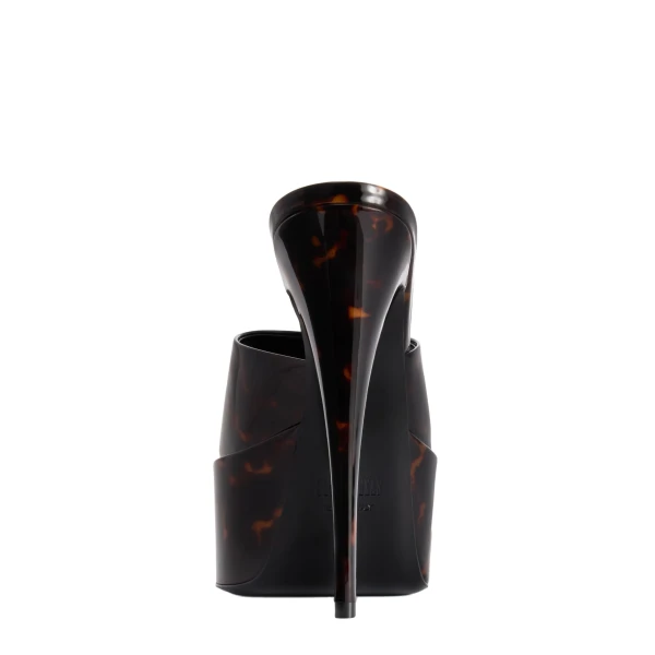 Marina 145 Mules in Tortoise Printed Patent Leather - Image 4
