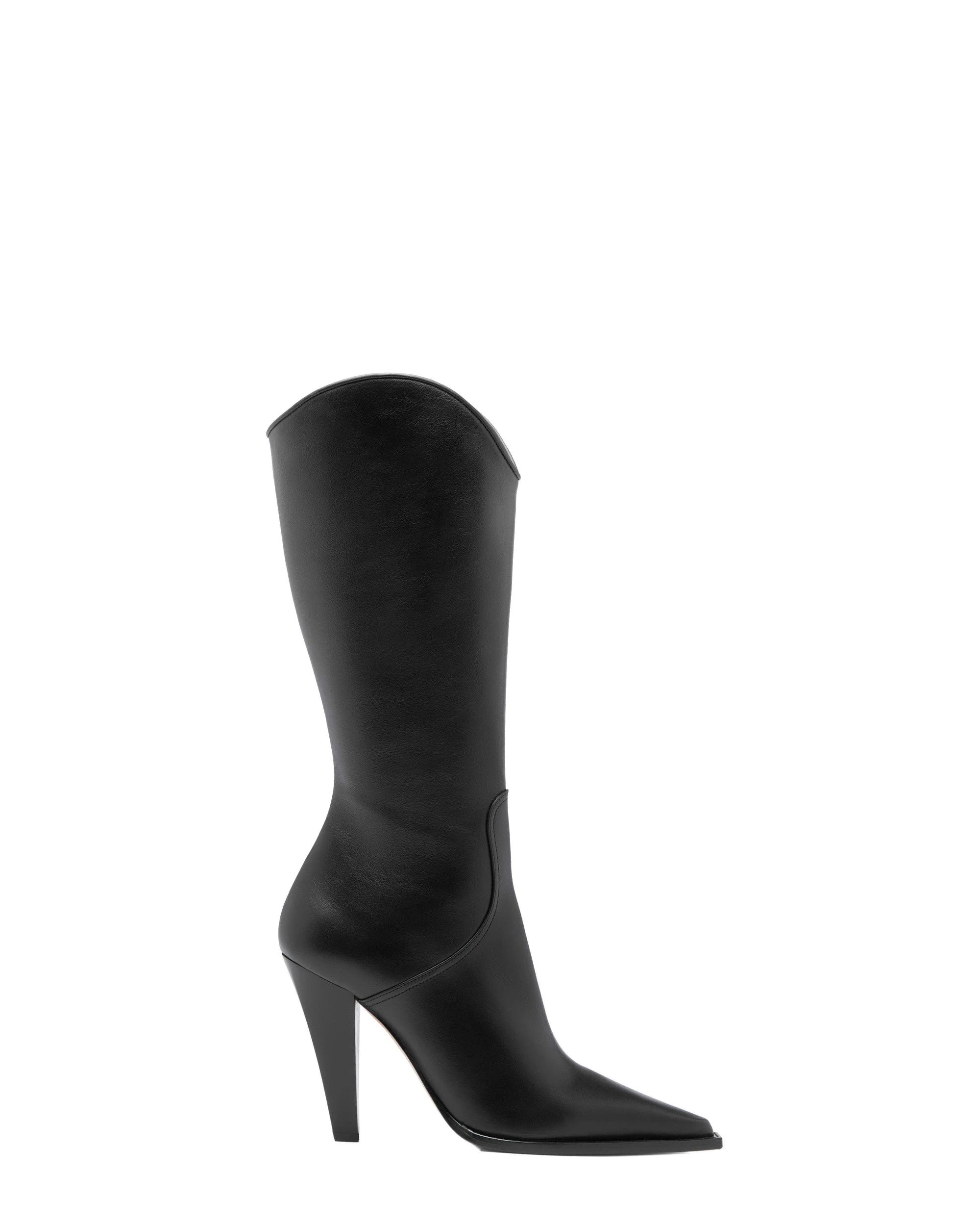 Paris Texas Nadia 105 Boots in Black | Luxury Shoes Paris Texas Nadia 105 Boots in Black Leather