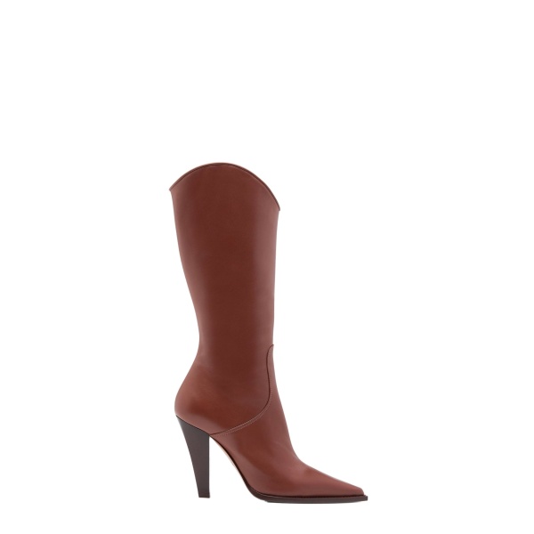 Paris Texas Nadia 105 Boots in Brown Leather