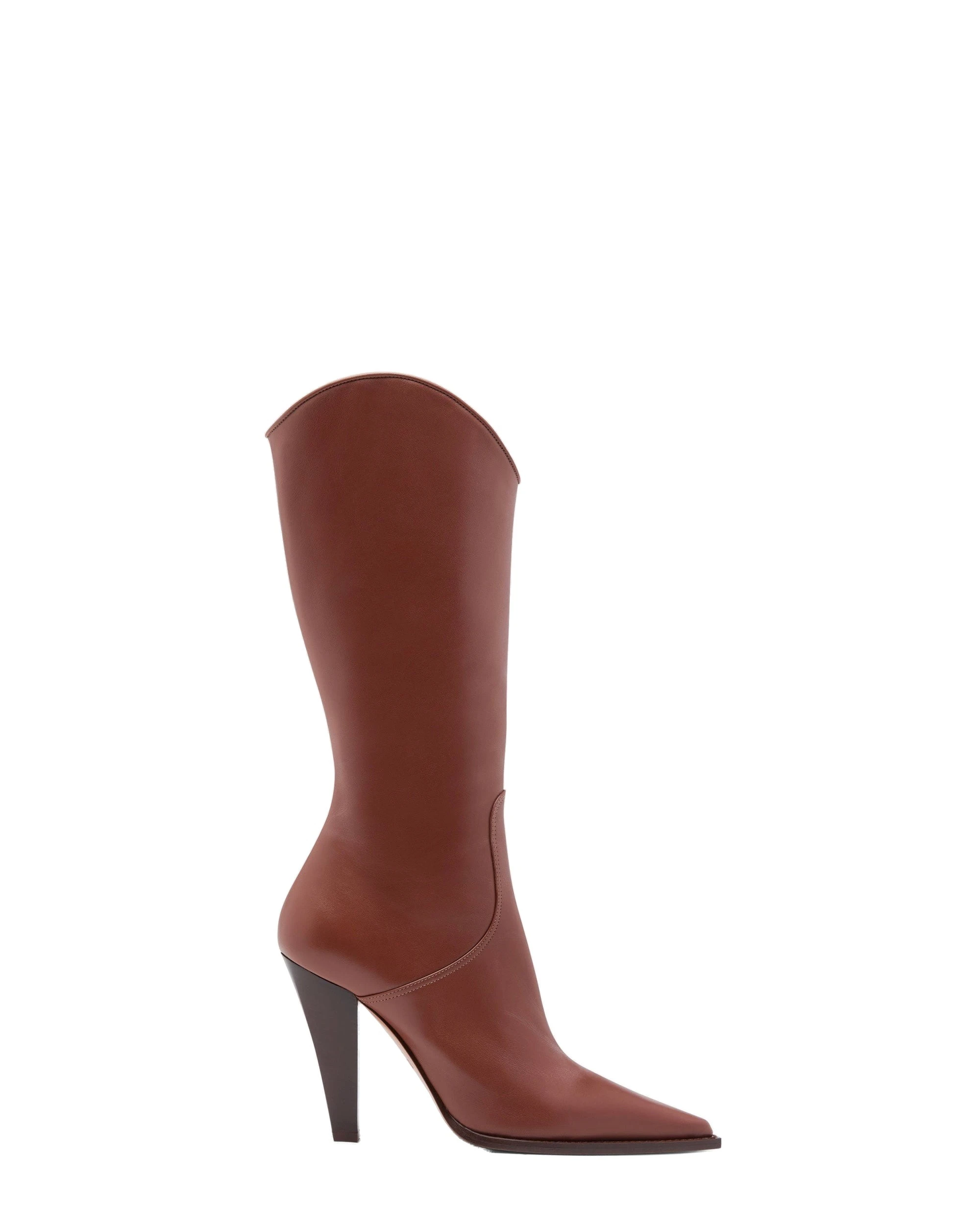 Paris Texas Nadia 105 Boots in Brown | Luxury Shoes Paris Texas Nadia 105 Boots in Brown Leather