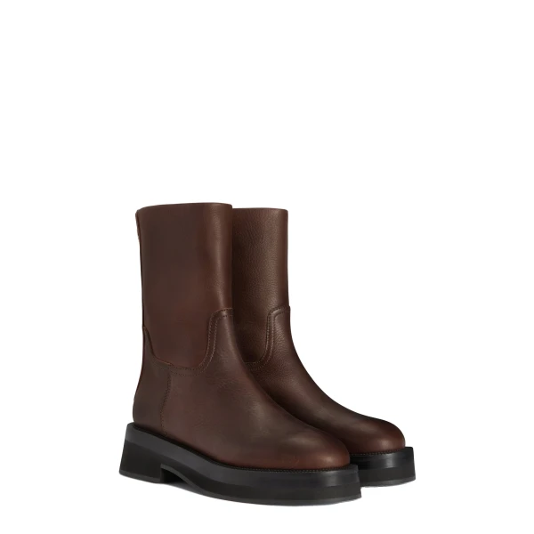 Napa 20 Rubber Ankle Boots in Ebano Leather - Image 2