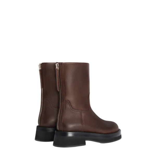 Napa 20 Rubber Ankle Boots in Ebano Leather - Image 3