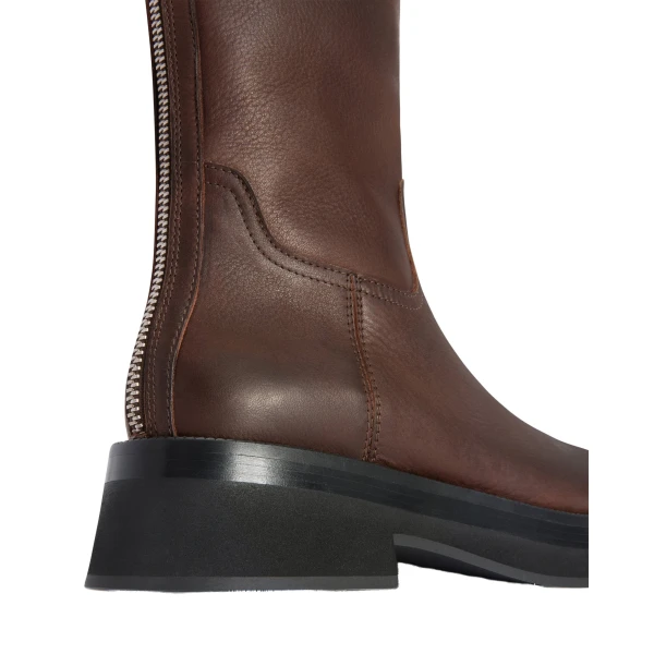Napa 20 Rubber Ankle Boots in Ebano Leather - Image 4
