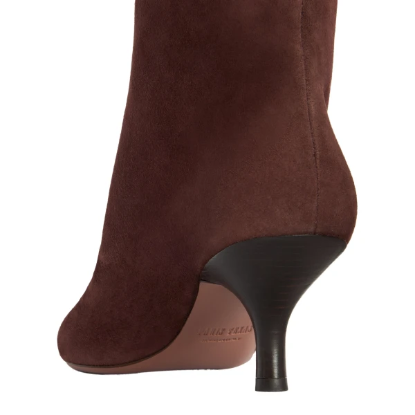 Rose 60 Ankle Boots in Borgogna Suede - Image 4