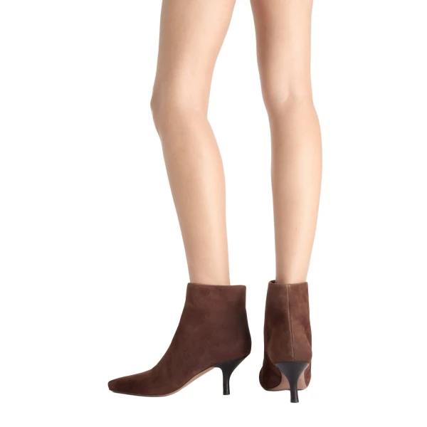 Rose 60 Ankle Boots in Borgogna Suede - Image 6