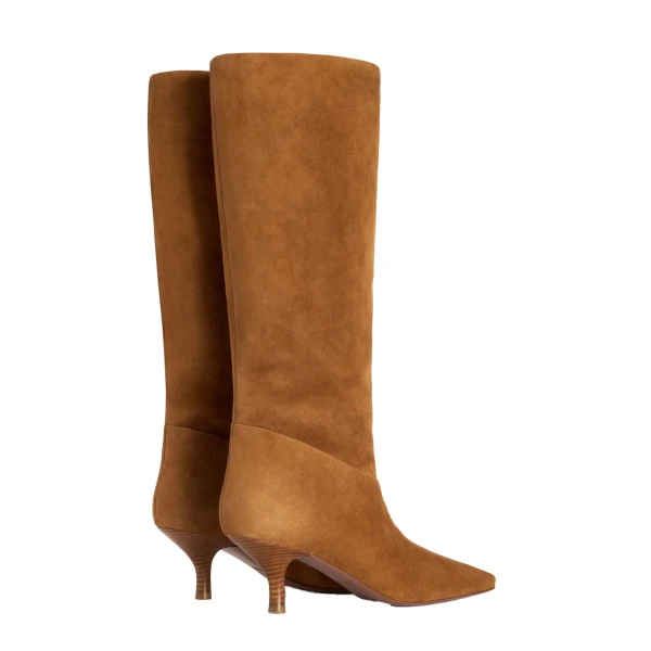 Rose 60 Boots in Cognac Suede - Image 3