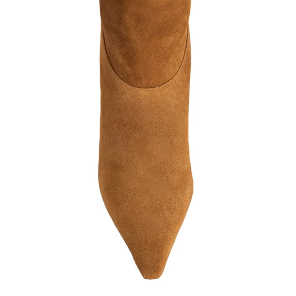 Rose 60 Boots in Cognac Suede - Image 5