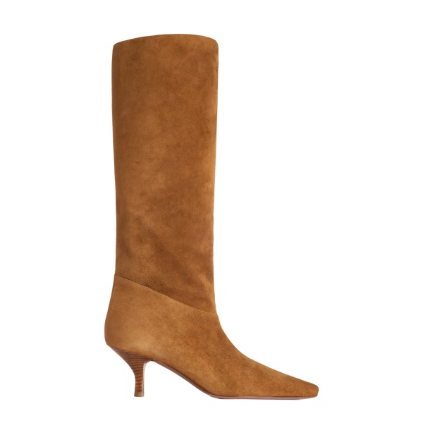 Paris Texas Rose 60 Boots in Cognac Suede
