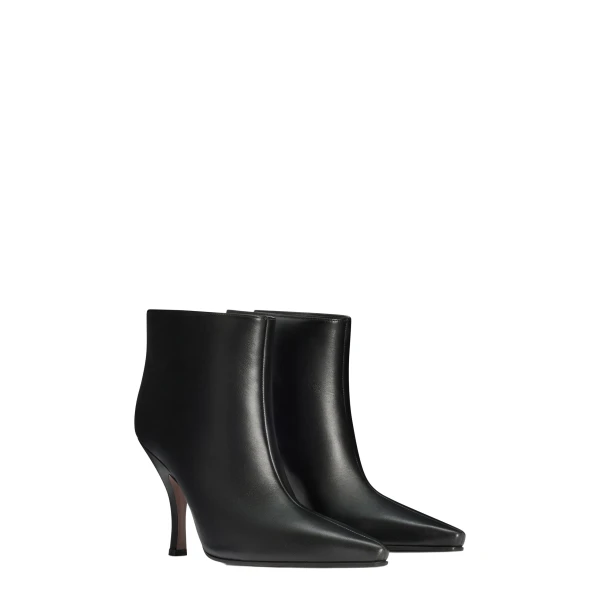 Rose 95 Booties in Black Leather - Image 2