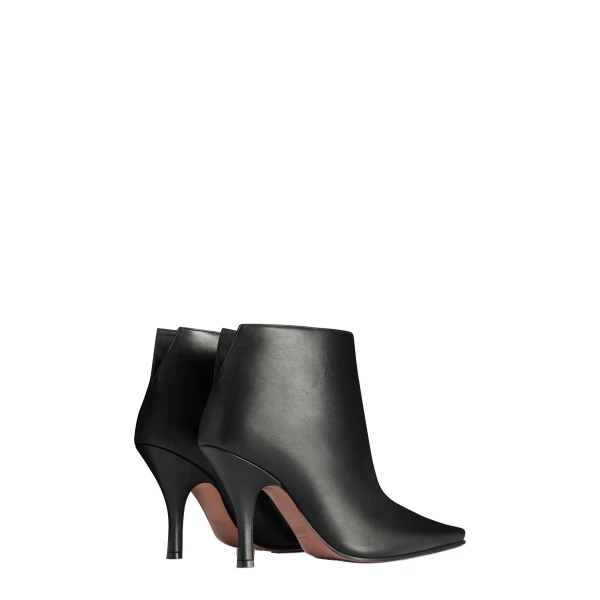 Rose 95 Booties in Black Leather - Image 3