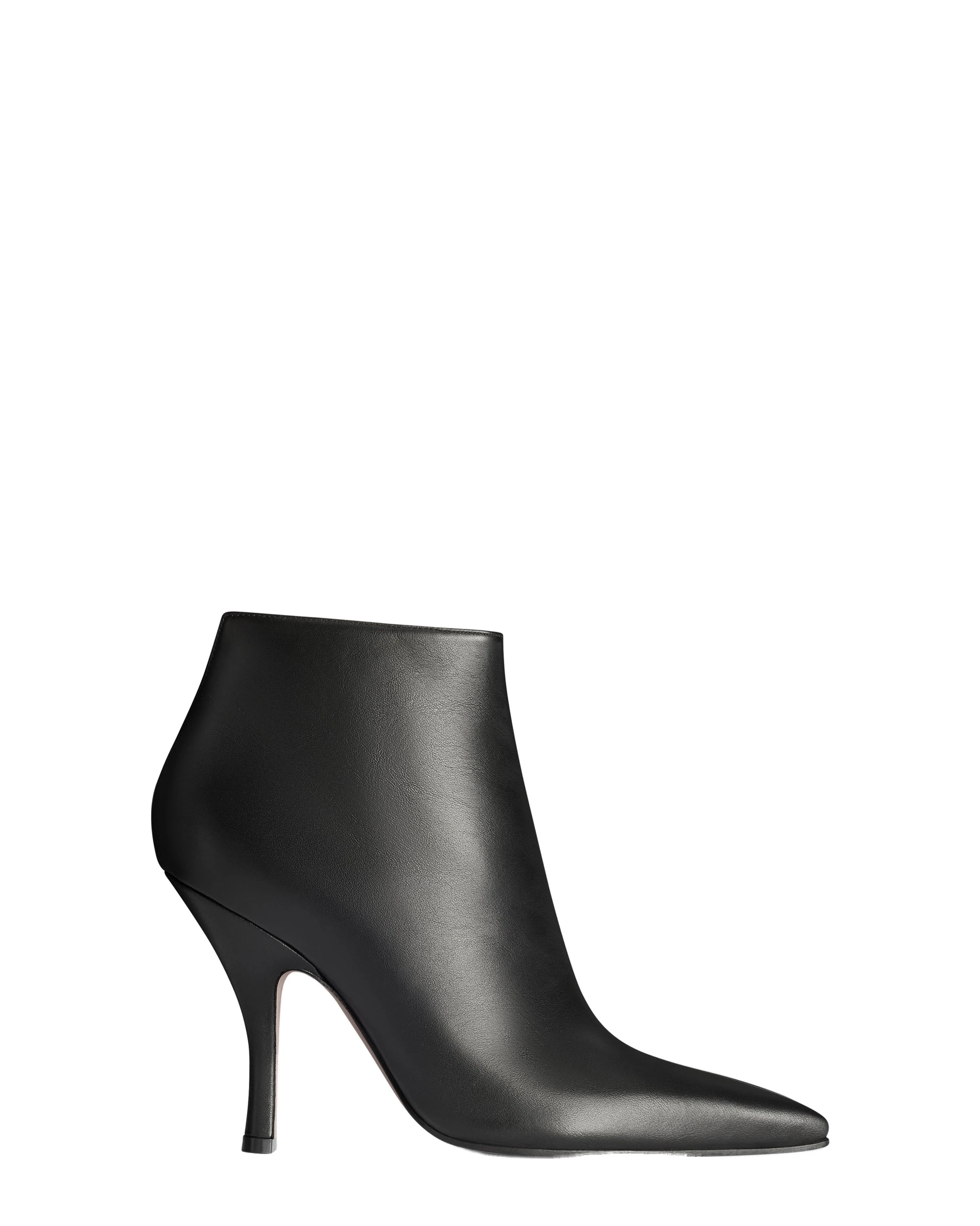 Paris Texas Rose 95 Booties in Black | Luxury Shoes Paris Texas Rose 95 Booties in Black Leather
