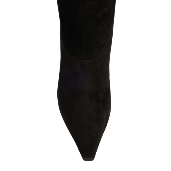 Rose 95 Boots in Black Suede - Image 5