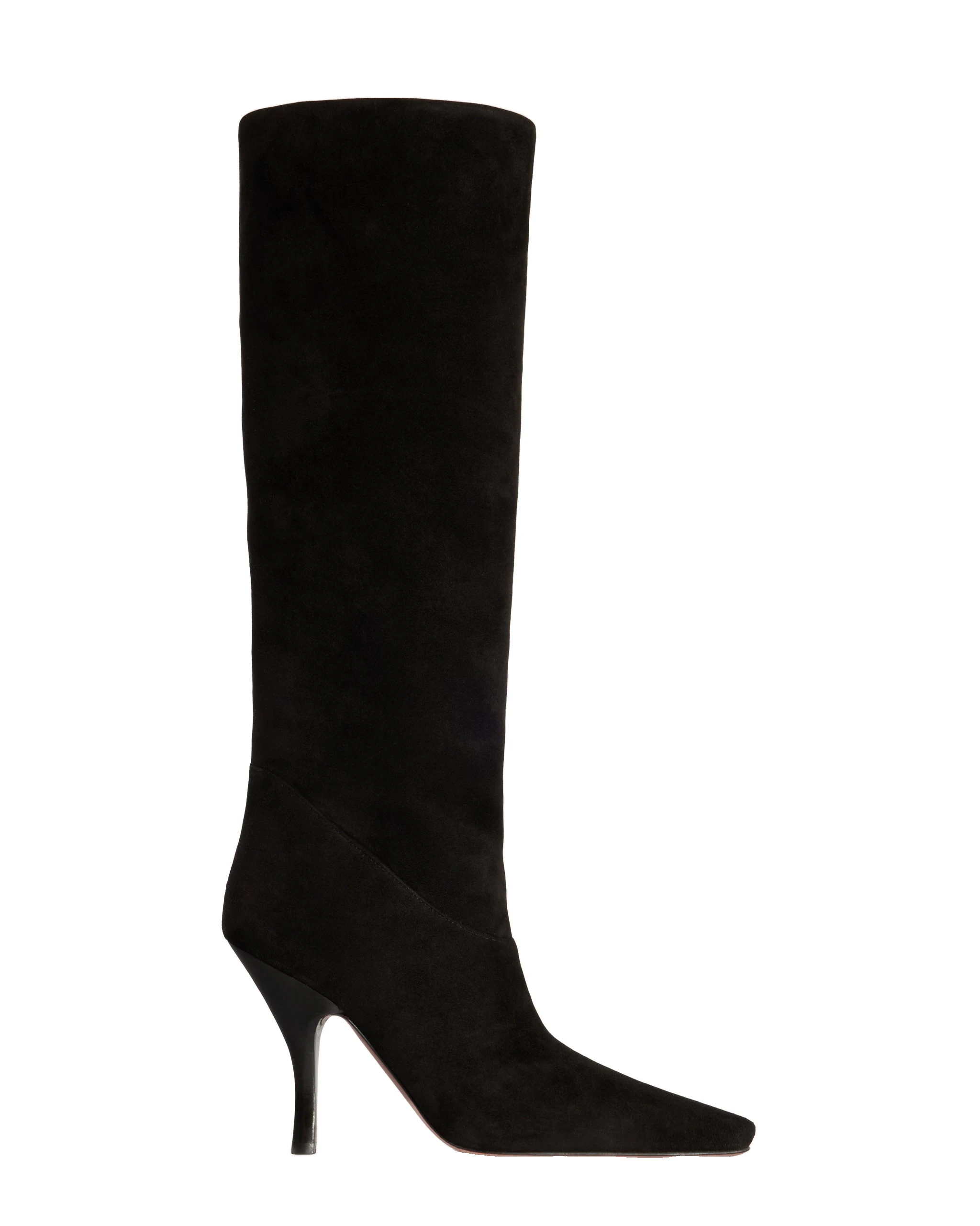Paris Texas Rose 95 Boots in Black | Luxury Shoes Paris Texas Rose 95 Boots in Black Suede