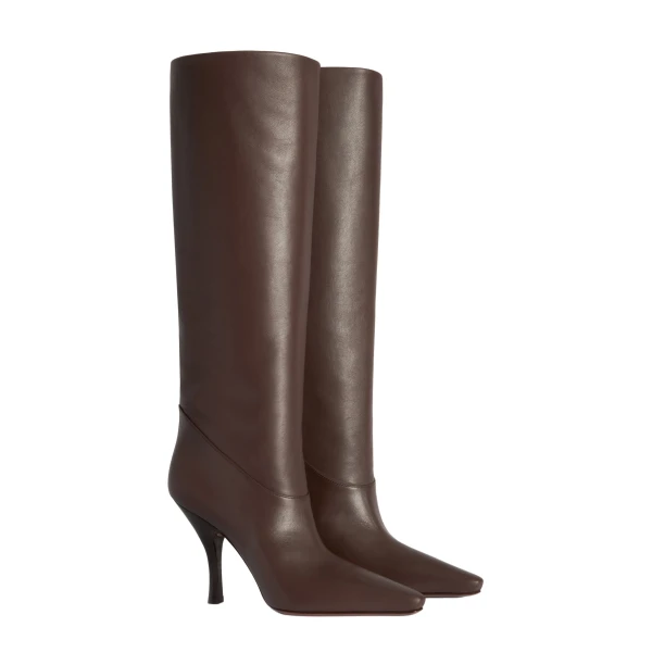 Rose 95 Boots in Ebano Leather - Image 2