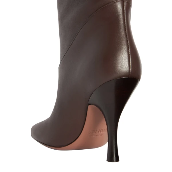 Rose 95 Boots in Ebano Leather - Image 4