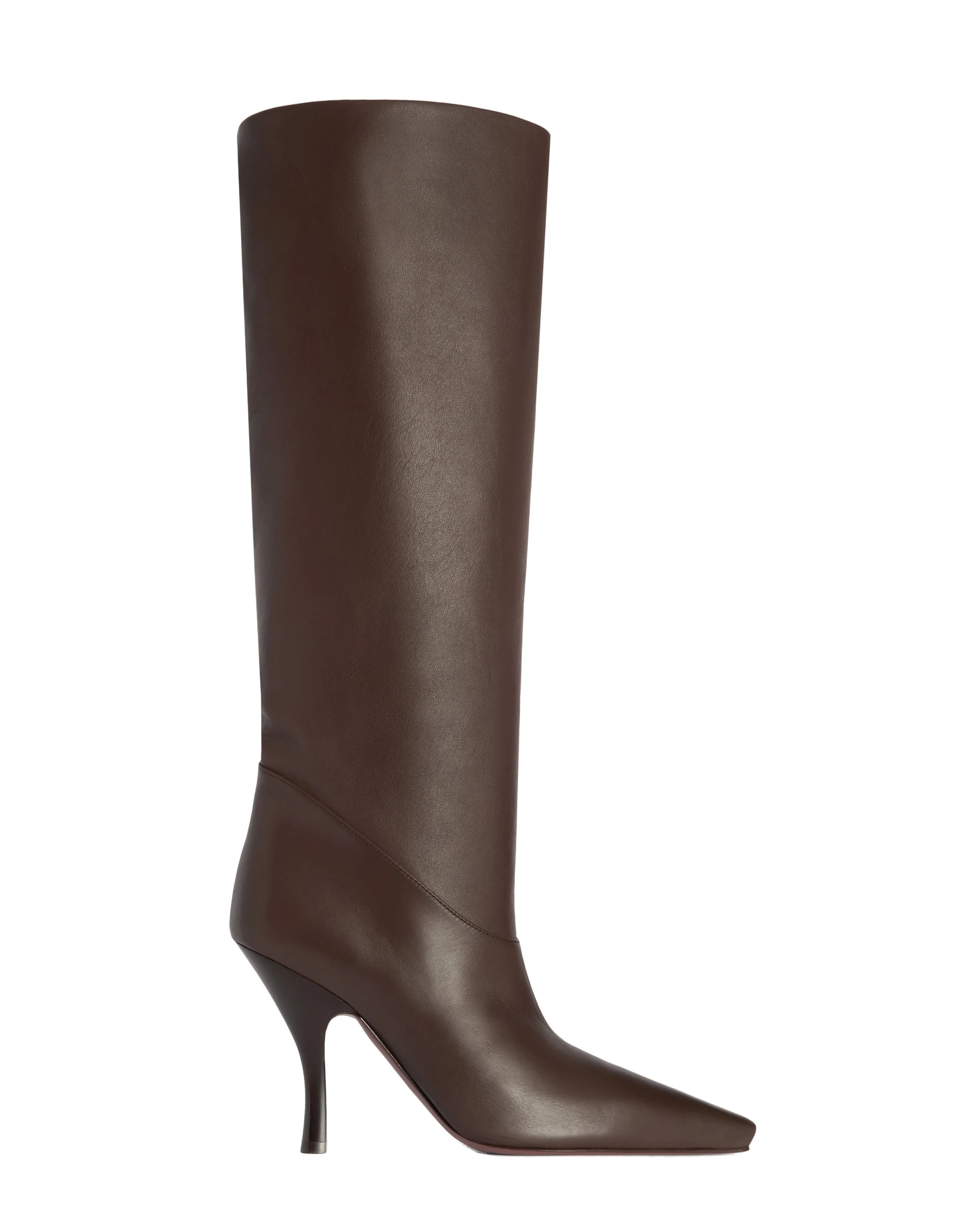 Paris Texas Rose 95 Boots in Ebano | Luxury Shoes Paris Texas Rose 95 Boots in Ebano Leather
