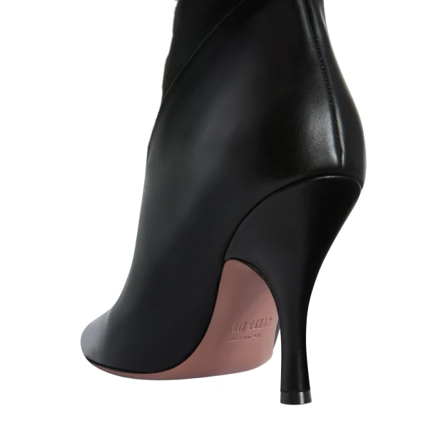 Rose 95 Over-the-Knee Boots in Black Leather - Image 4