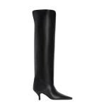 Paris Texas Rose 95 Over-the-Knee Boots in Black Leather
