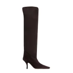 Paris Texas Rose 95 Over-the-Knee Boots in Grape Suede