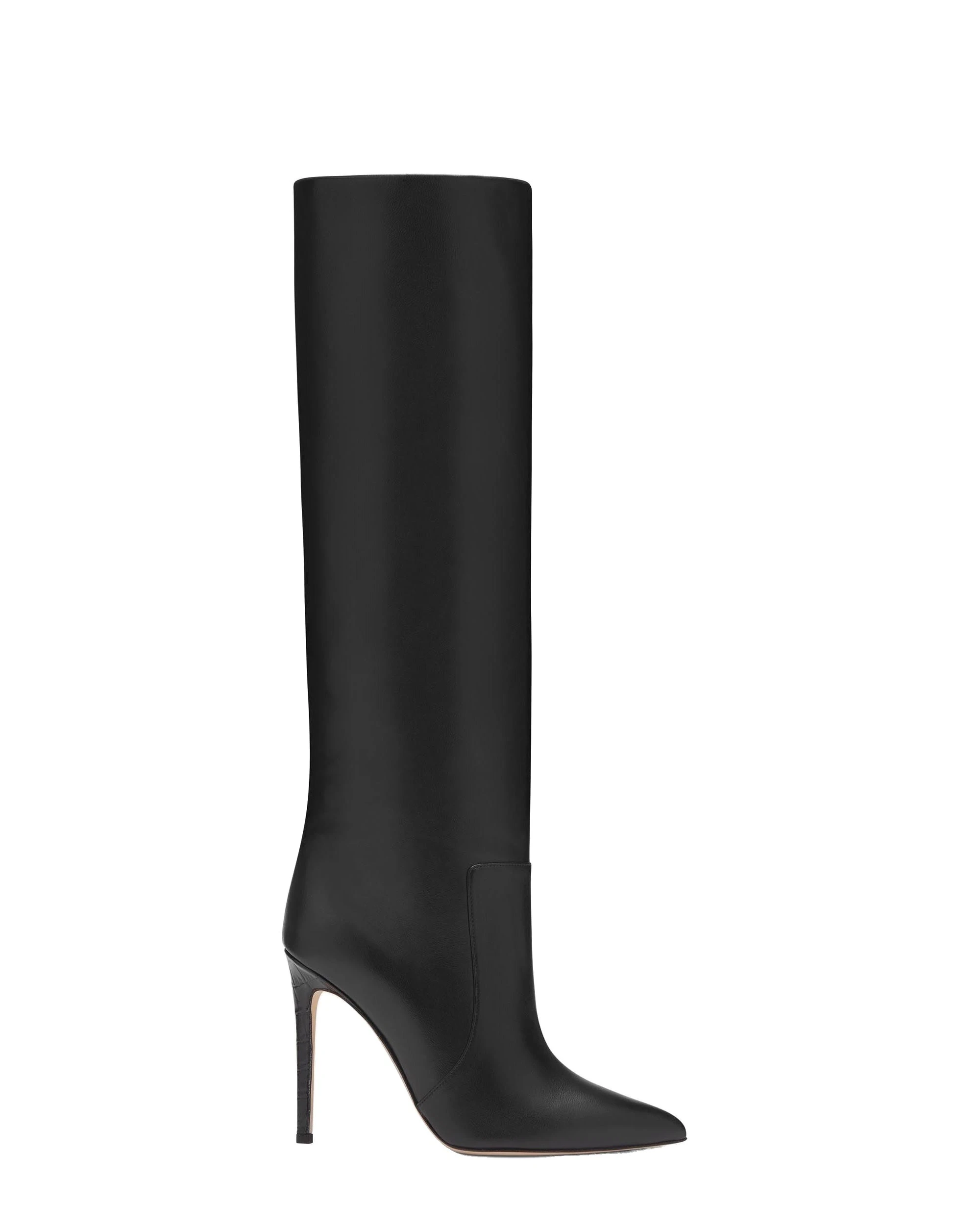 Paris Texas Stiletto 105 Boots in Black PX501XLTH3 | Luxury Shoes Paris Texas Stiletto 105 Boots in Black Nappa Leather
