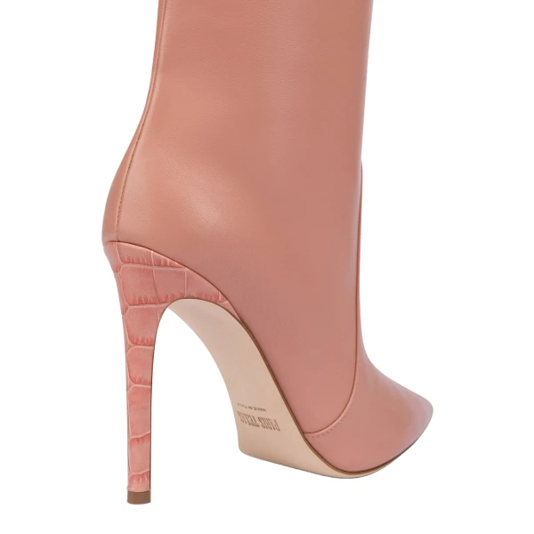 Stiletto 105 Boots in Texas Rose Leather - Image 5