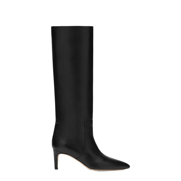 Paris Texas Stiletto 60 Boots in Black Nappa Leather