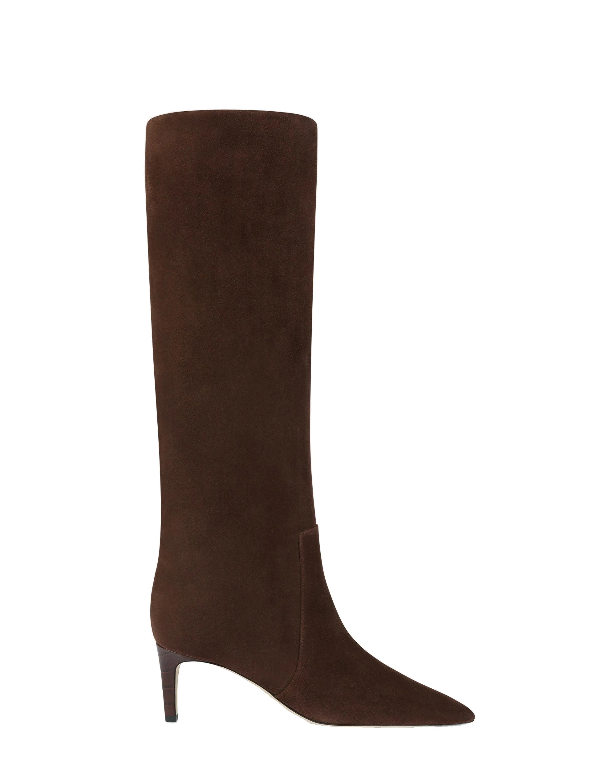 Paris Texas Stiletto 60 Boots in Cioccolato PX504XV003 Paris Texas Stiletto 60 Boots in Cioccolato Suede