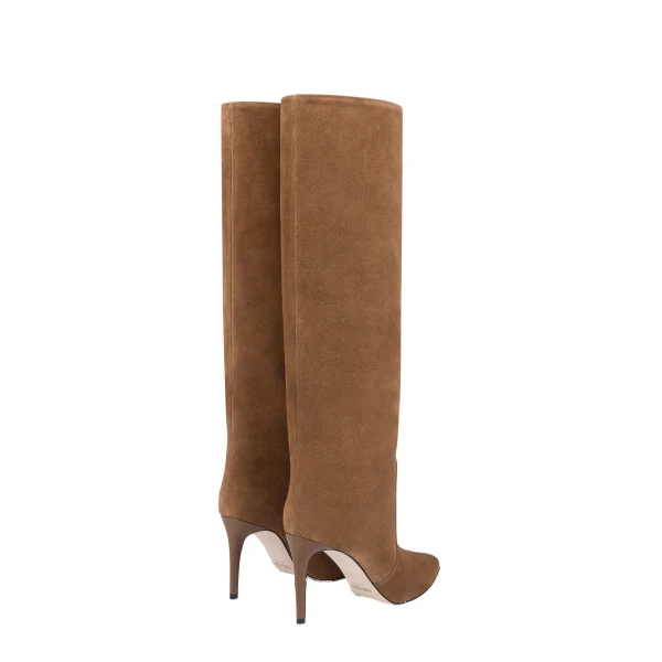 Stiletto 85 Boots in Sigaro Suede - Image 3