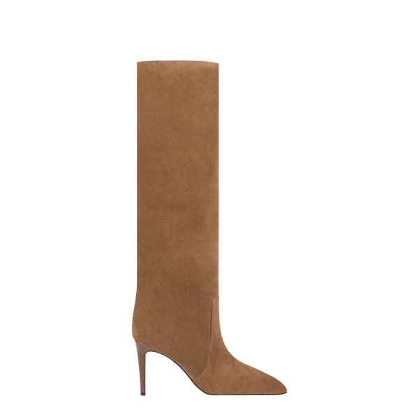 Paris Texas Stiletto 85 Boots in Sigaro Suede