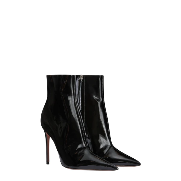 Vera 105 Ankle Boots in Black Patent Leather - Image 2