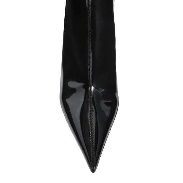 Vera 105 Ankle Boots in Black Patent Leather - Image 5