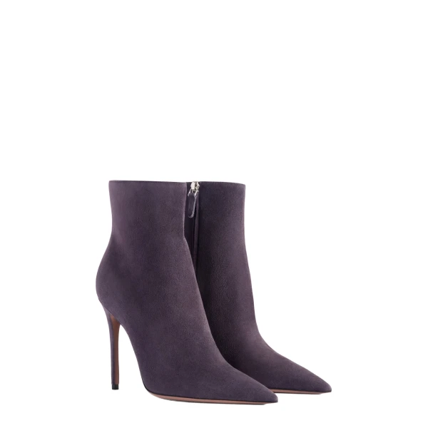 Vera 105 Ankle Boots in Violet Black Suede - Image 2