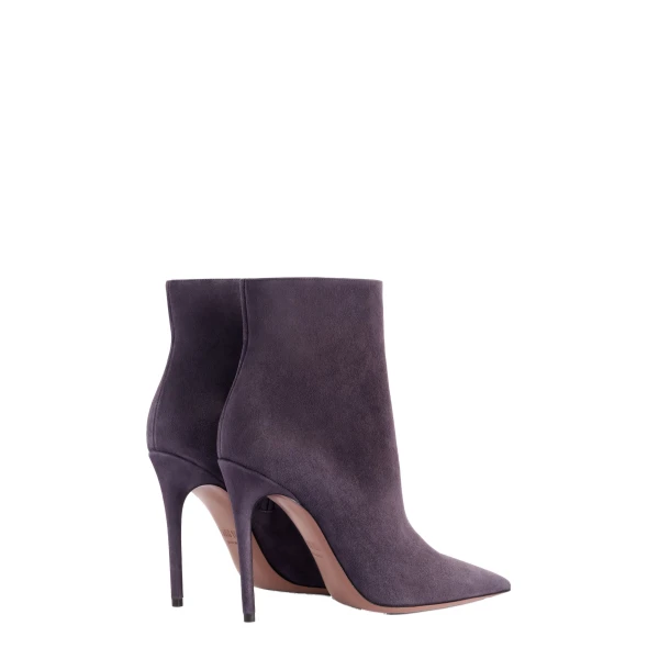 Vera 105 Ankle Boots in Violet Black Suede - Image 3