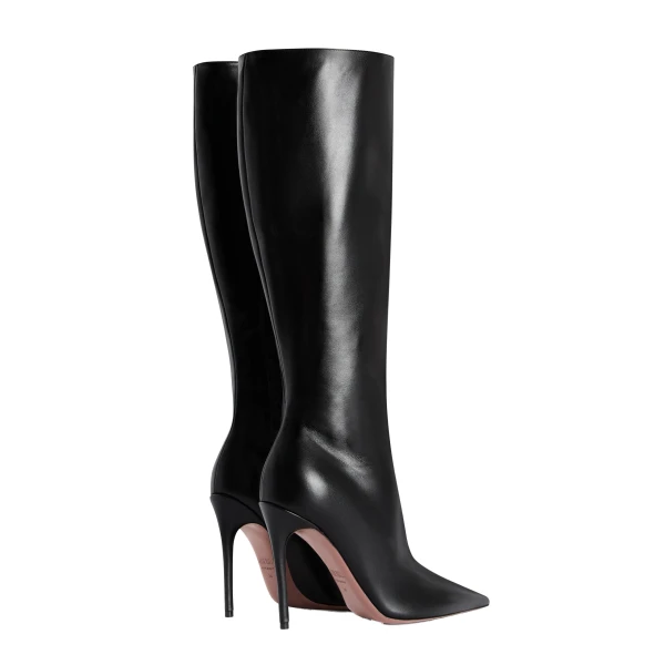 Vera 105 Boots in Black Leather - Image 3
