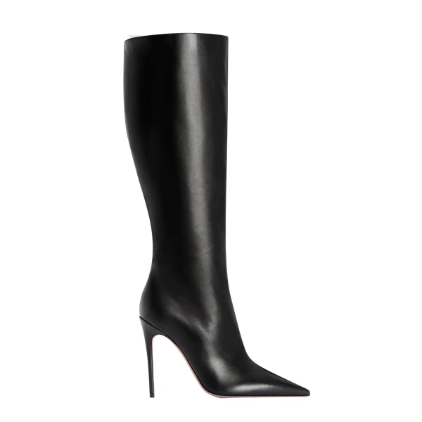 Paris Texas Vera 105 Boots in Black Leather