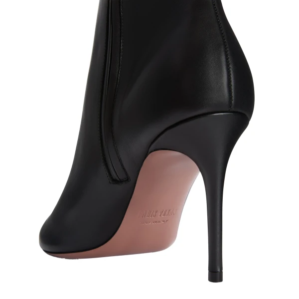 Vera 85 Ankle Boots in Black Leather - Image 4