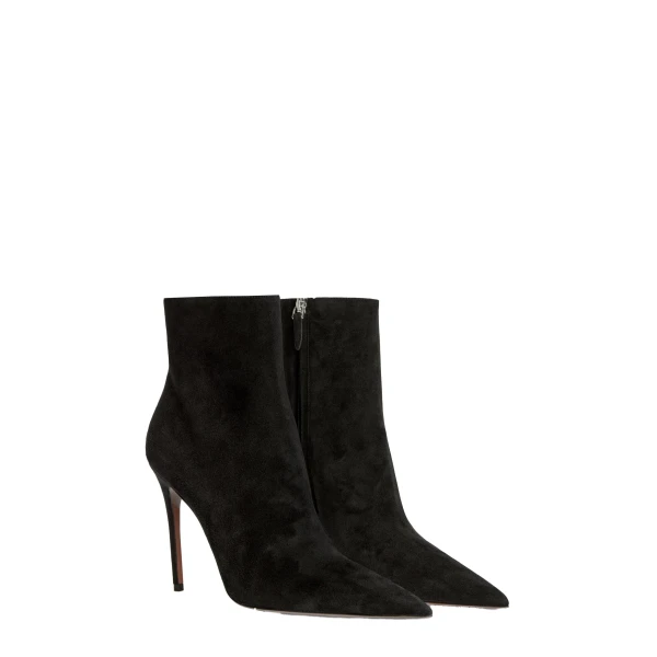Vera 85 Ankle Boots in Black Suede PX1860XSA04 - Image 2