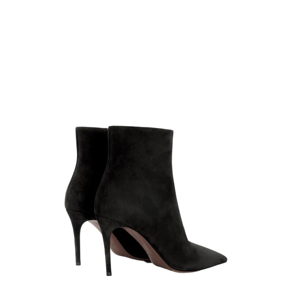 Vera 85 Ankle Boots in Black Suede PX1860XSA04 - Image 3