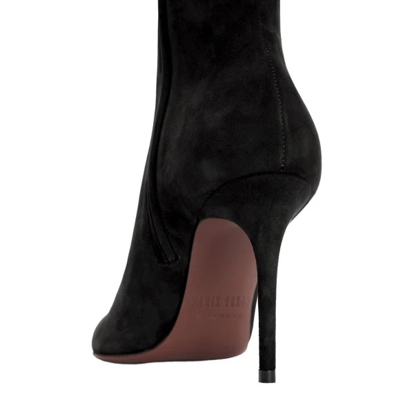 Vera 85 Ankle Boots in Black Suede PX1860XSA04 - Image 4