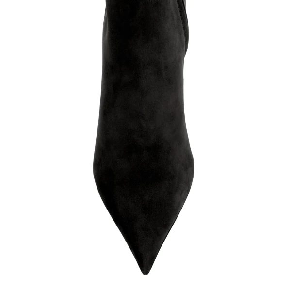 Vera 85 Ankle Boots in Black Suede PX1860XSA04 - Image 5