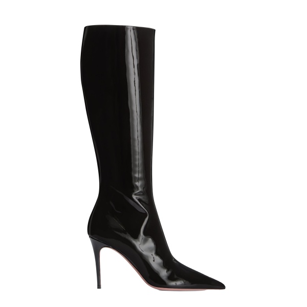 Paris Texas Vera 85 Boots in Black Patent Leather