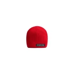 Patou Beanie in Madder Red wool and cashmere