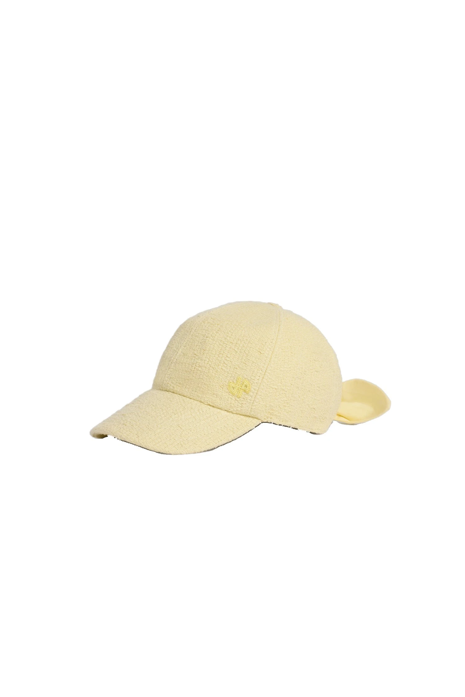Patou Blended cotton cap in Limelight | Accessories | Luxury Shoes Patou Blended cotton cap in Limelight