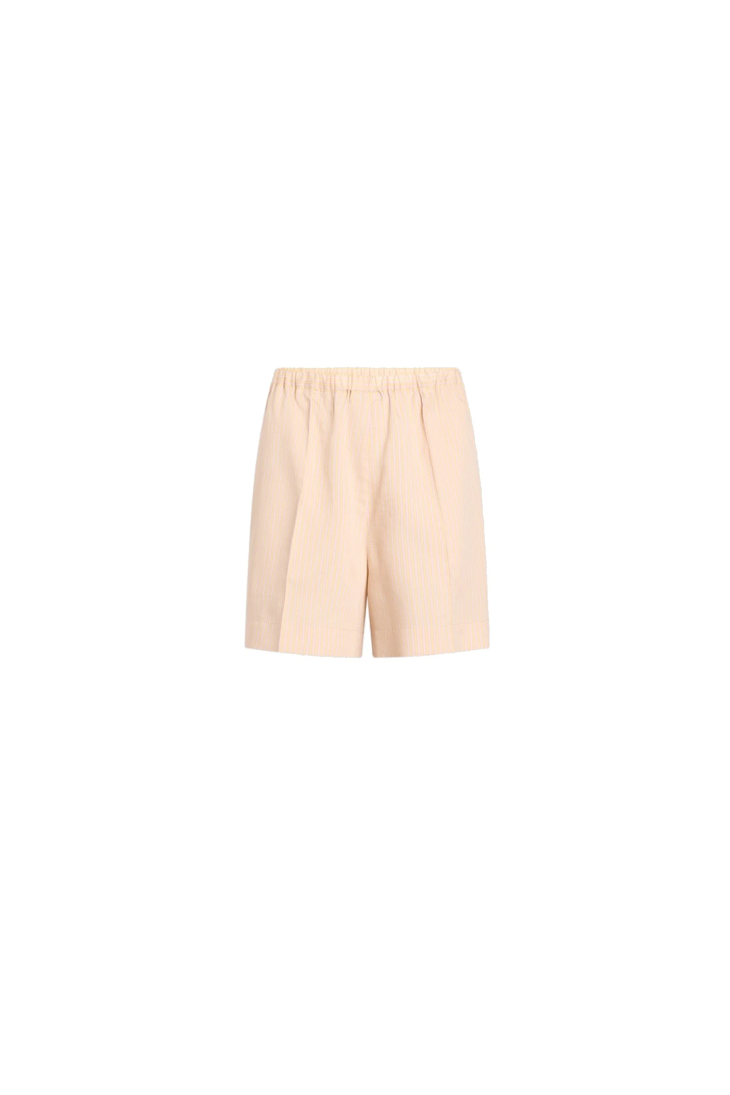 Patou Blended silk beach shorts in Shell Beach Stripes | Shorts | Luxury Shoes Patou Blended silk beach shorts in Shell Beach Stripes