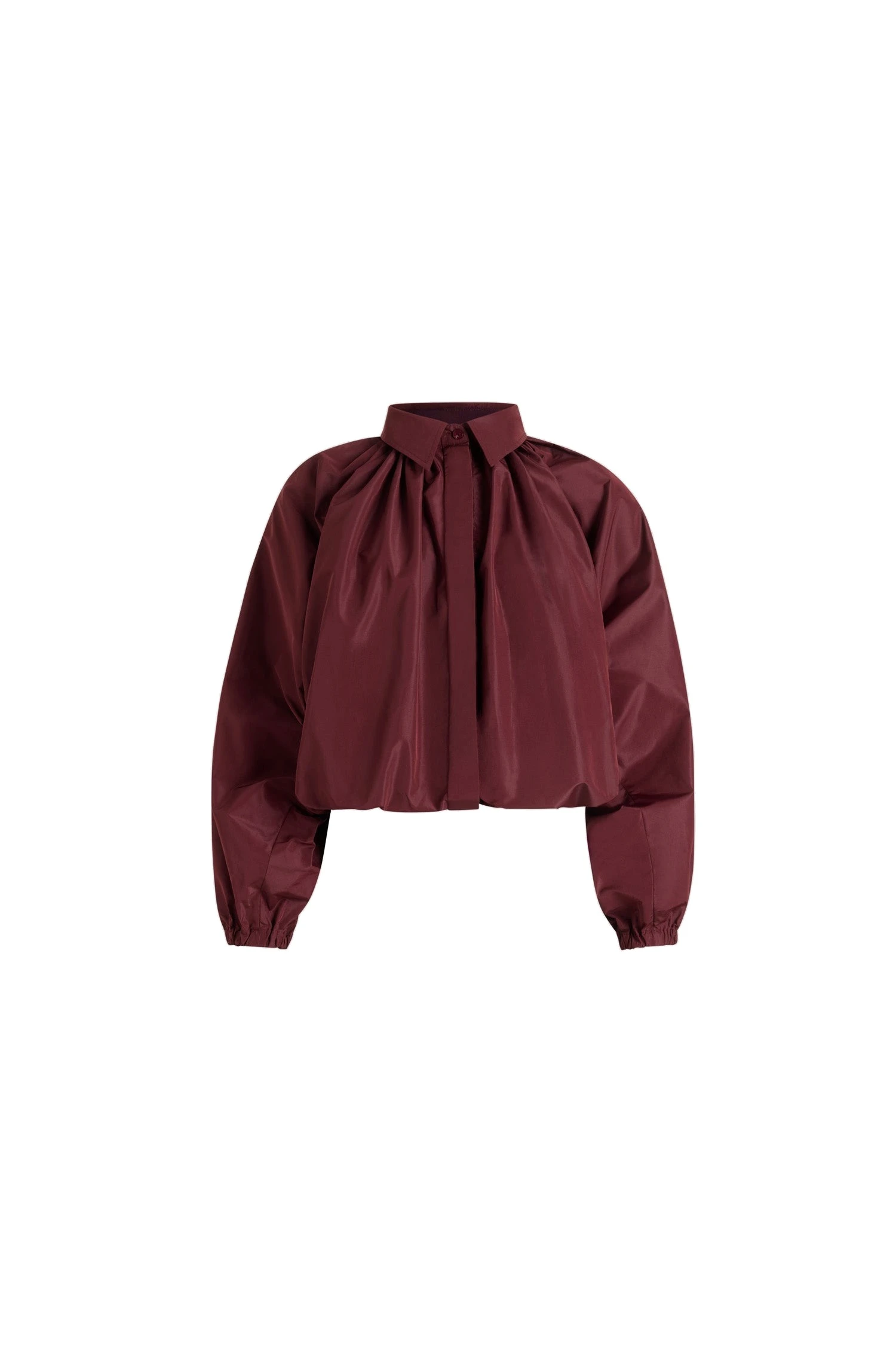 Patou Bubble blouse in Vignola recycled faille | Tops | Luxury Shoes Patou Bubble blouse in Vignola recycled faille