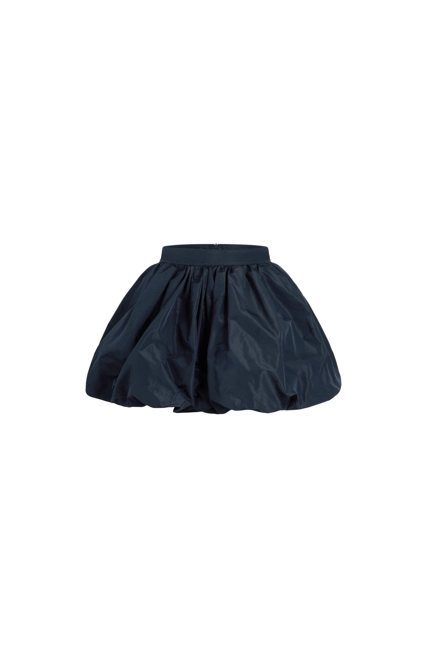 Patou Bubble mini skirt in Navy Black recycled faille | Skirts | Luxury Shoes Patou Bubble mini skirt in Navy Black recycled faille