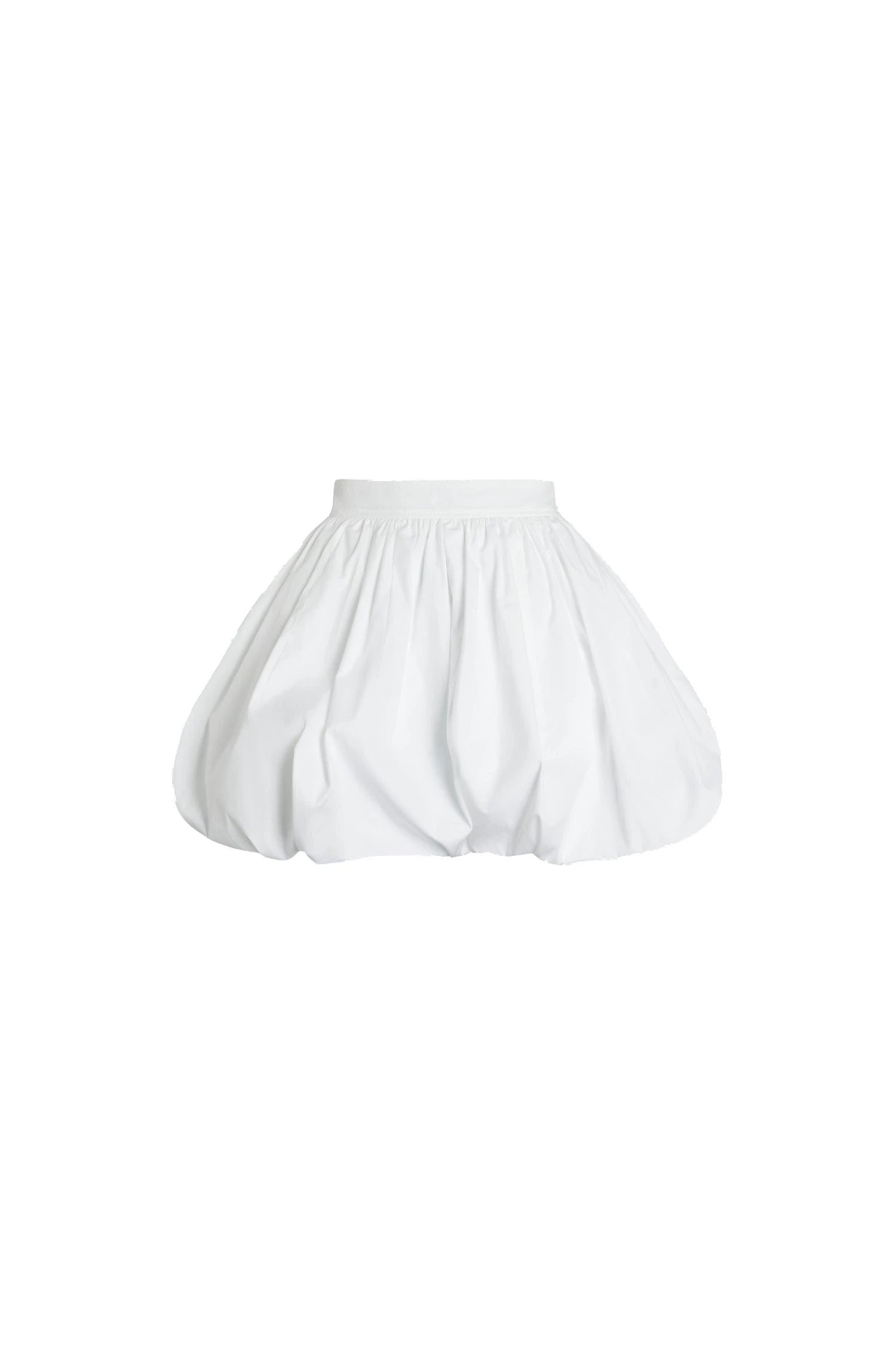 Patou Bubble mini skirt in White organic cotton | Skirts | Luxury Shoes Patou Bubble mini skirt in White organic cotton