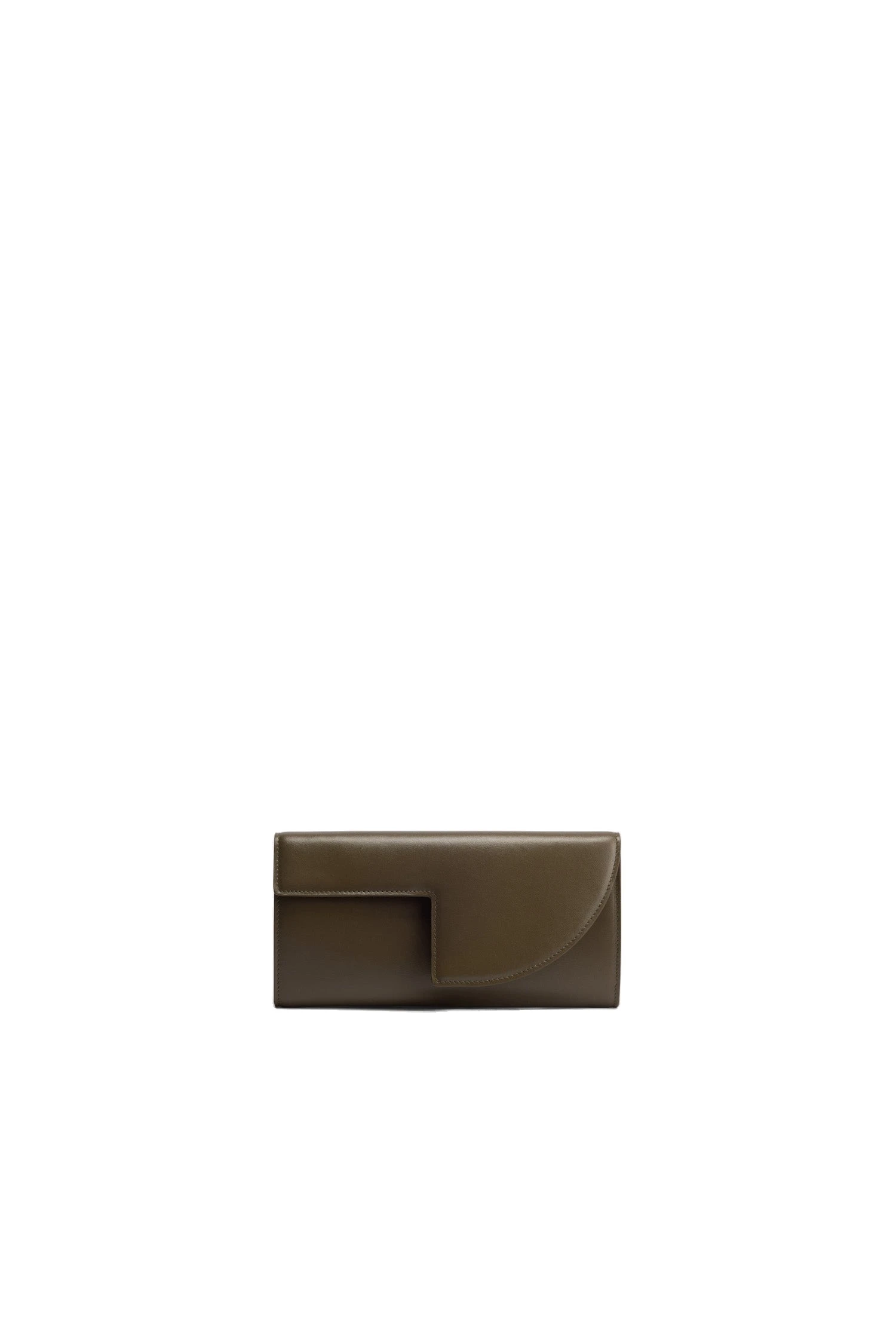 Chain Patou clutch in leather | Buy Designer Bags at Luxury Shoes Patou Chain Patou clutch in Winter Moss leather