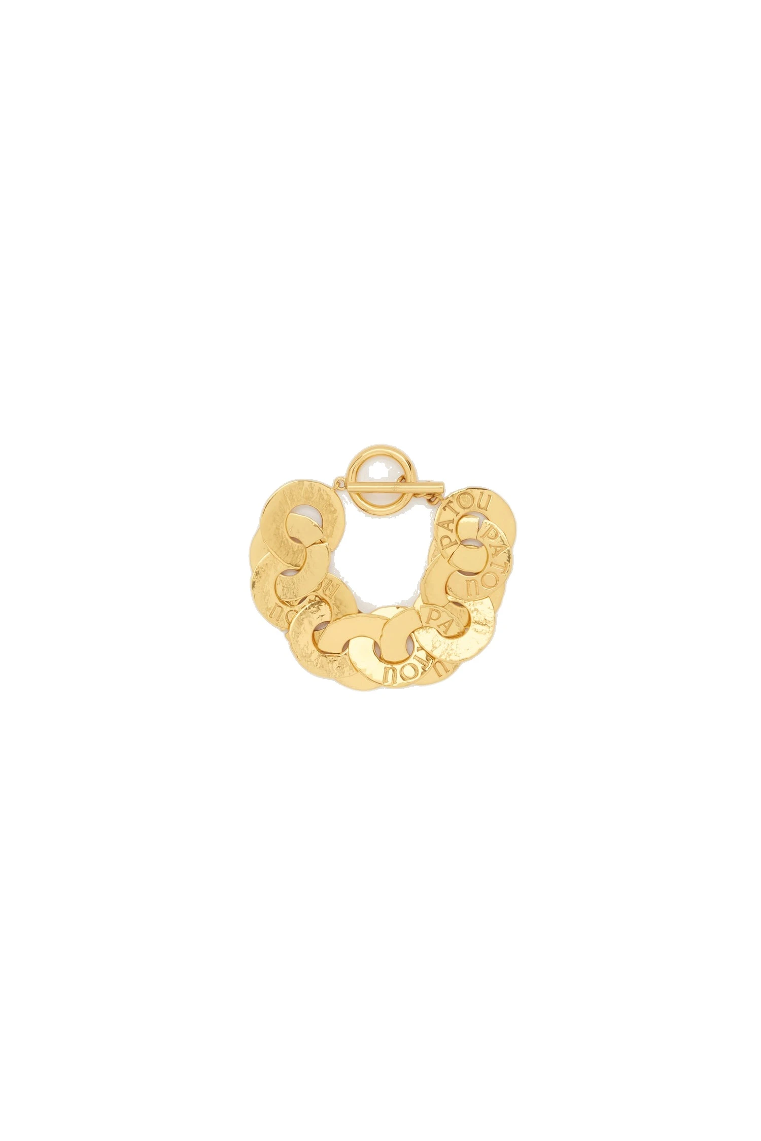 Patou Coin bracelet in gold-plated brass | Jewelry | Luxury Shoes Patou Coin bracelet in gold-plated brass