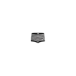 Patou Cotton ribbed striped shorts in Black White Stripes